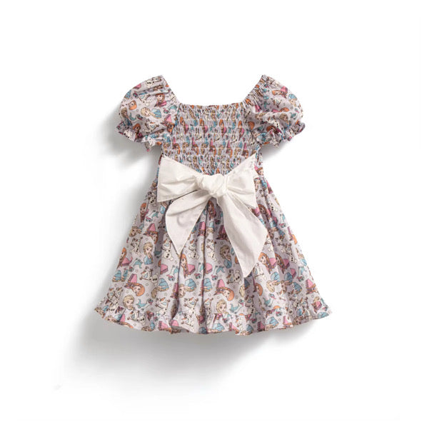 Ice princess tie back dress