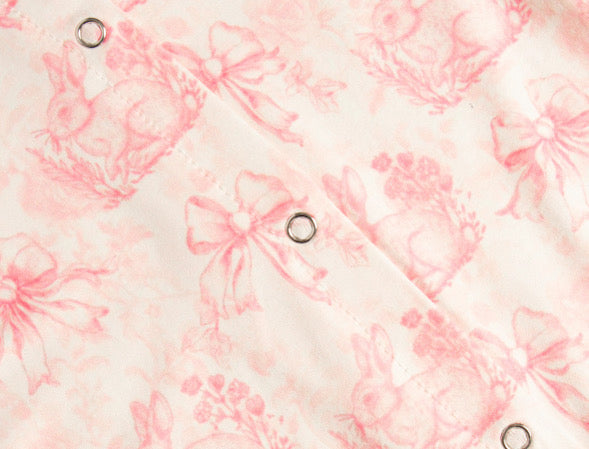 Bunny blossom sleepsuit