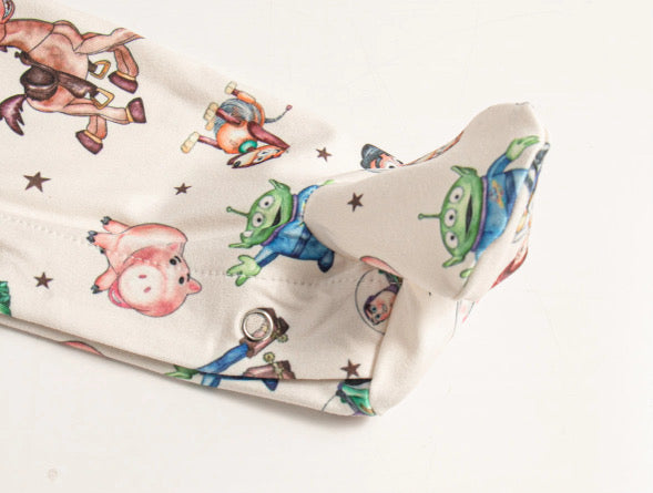 Andy and Bonnie sleepsuit