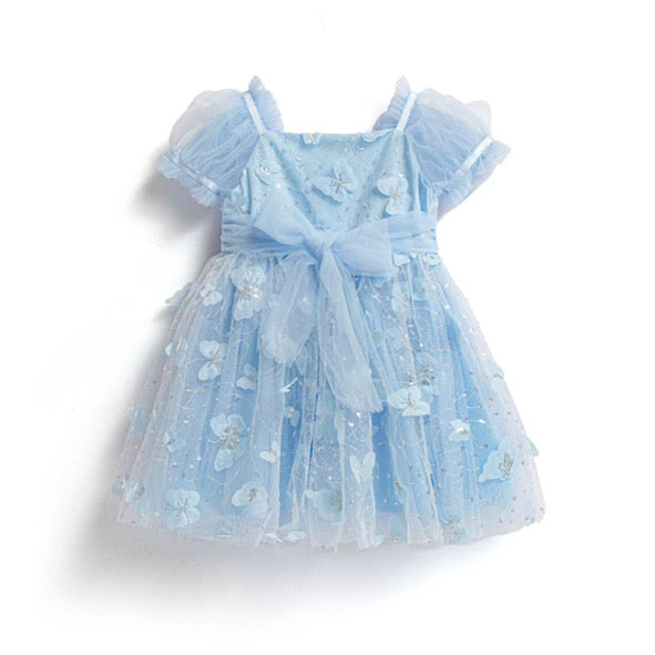Butterfly kisses dress (blue)