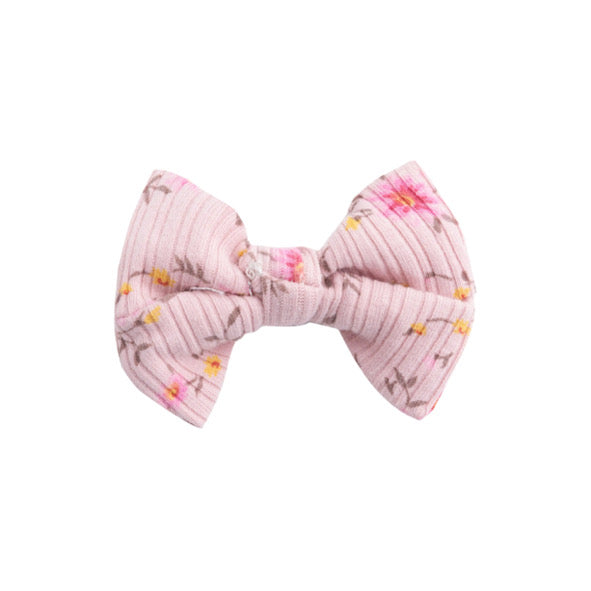 Pink floral hair accessories