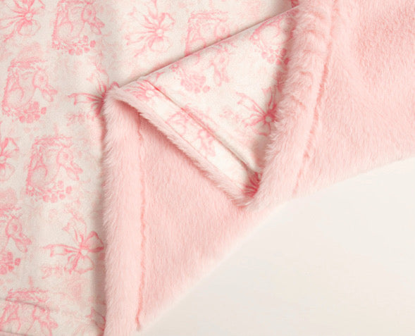 Bunny blossom blanket