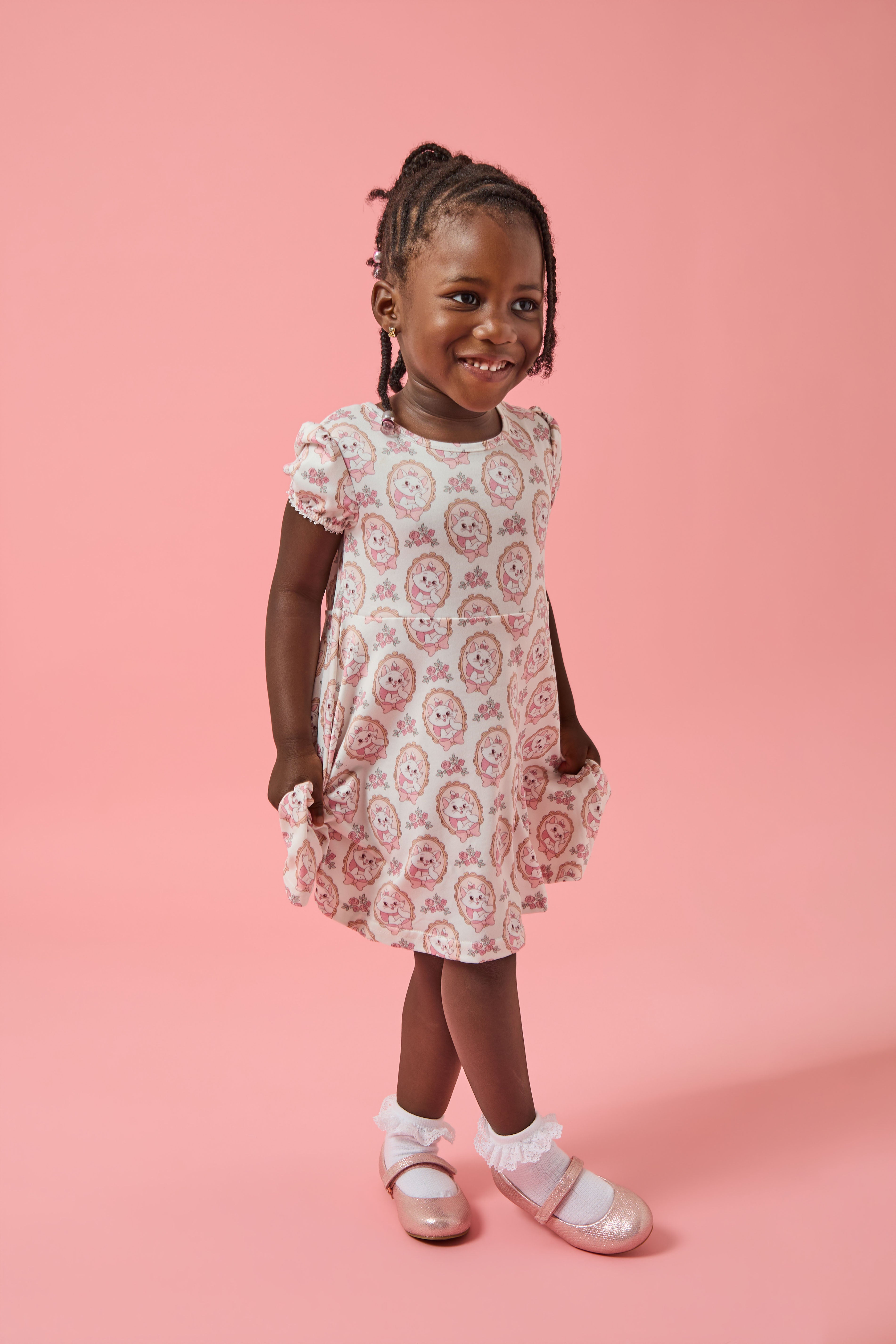 Pink kitty essential dress