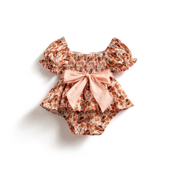 The ocean is calling tie back romper