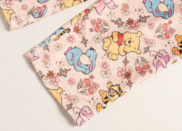 Bear and piglet buttoned pyjamas