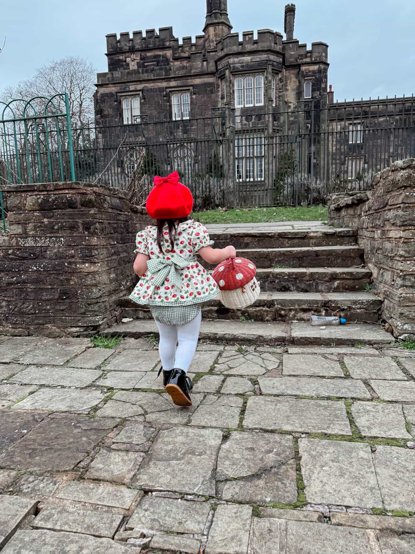 Strawberry fields romper