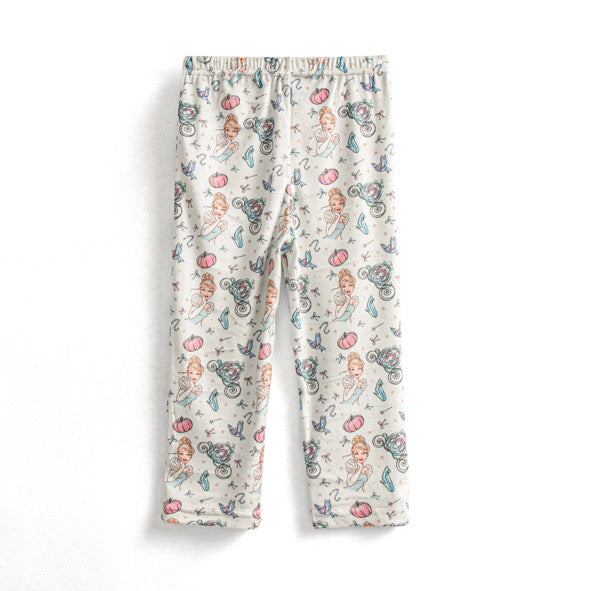 Glass slipper buttoned pyjamas