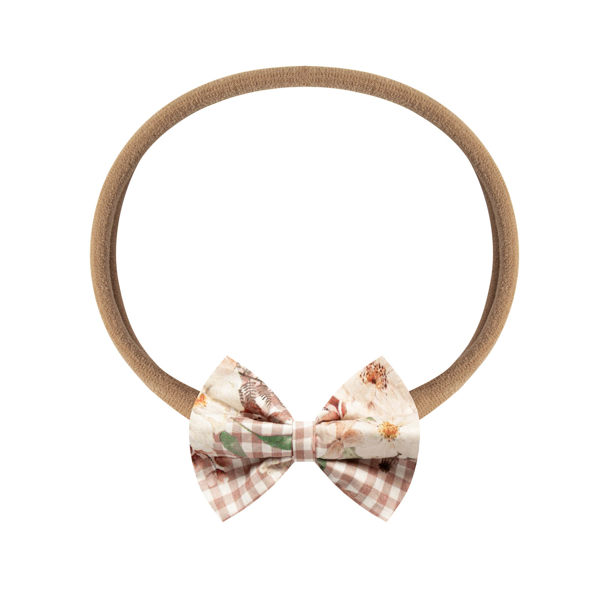 Gingham fields hair accessory