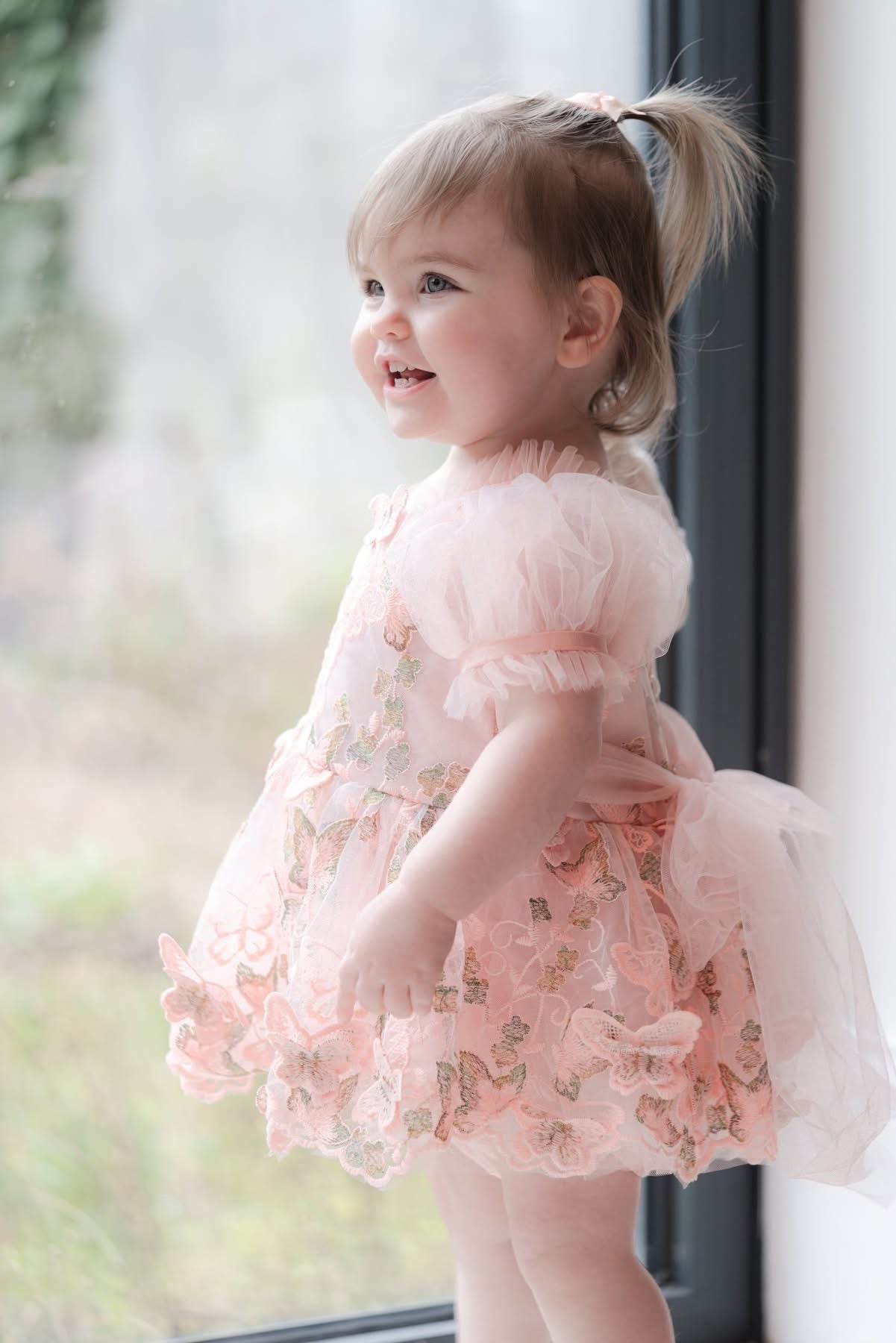 Butterfly kisses romper (pink)