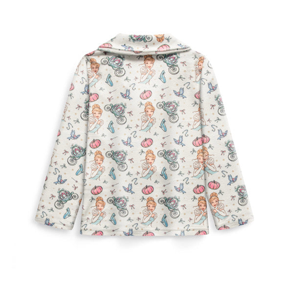 Glass slipper buttoned pyjamas