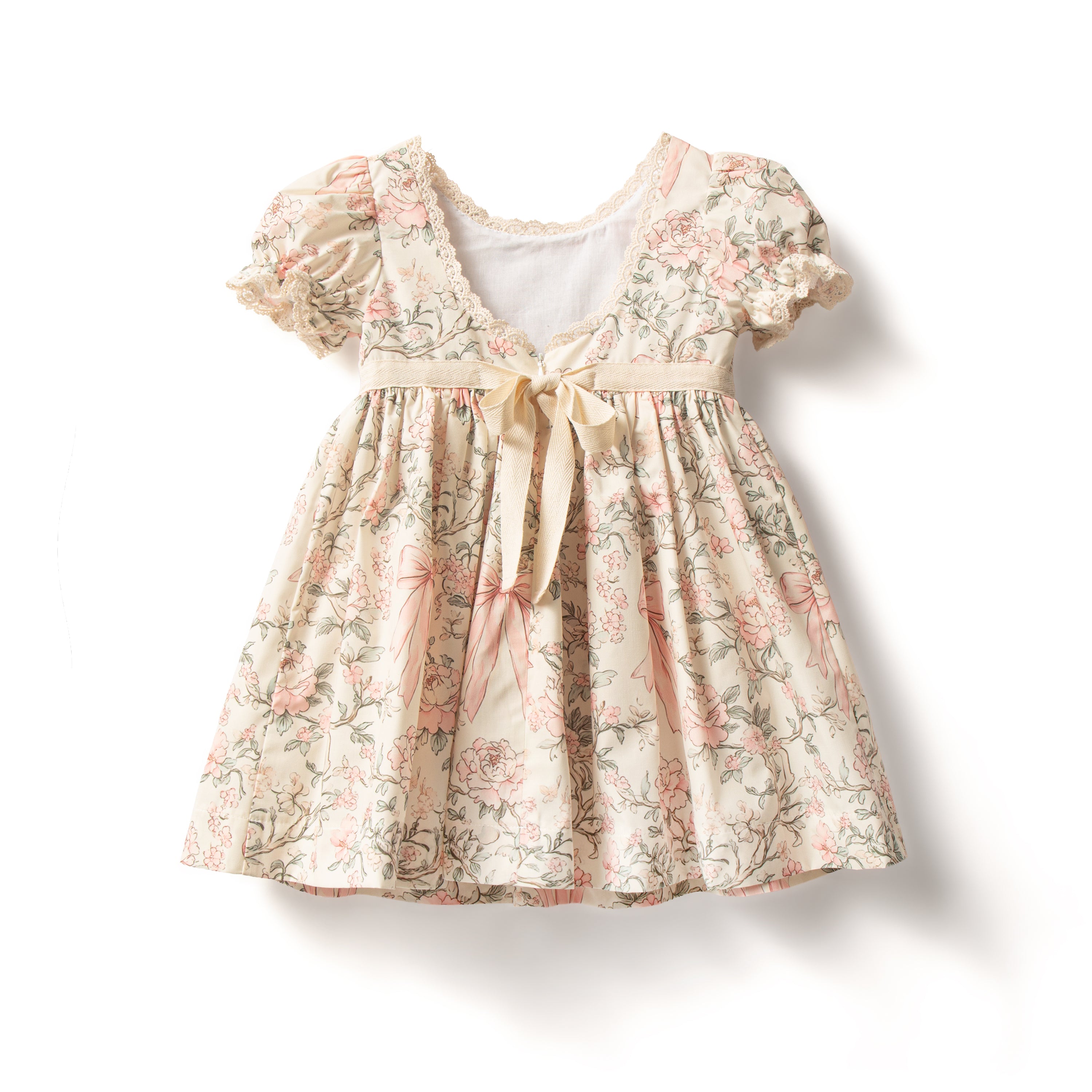 Vintage bow garden dress