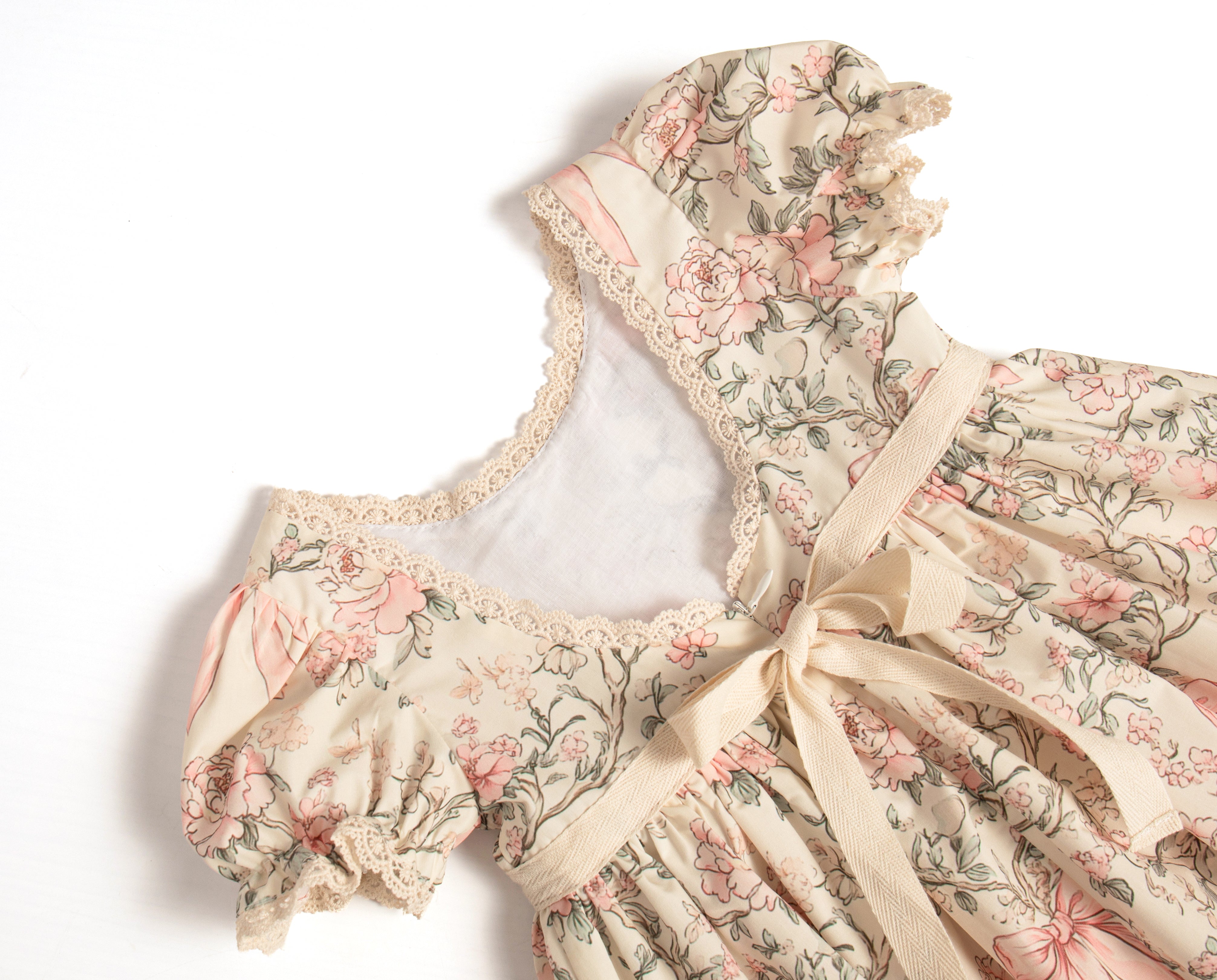 Vintage bow garden dress
