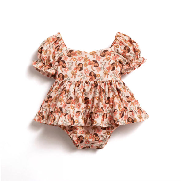 The ocean is calling tie back romper