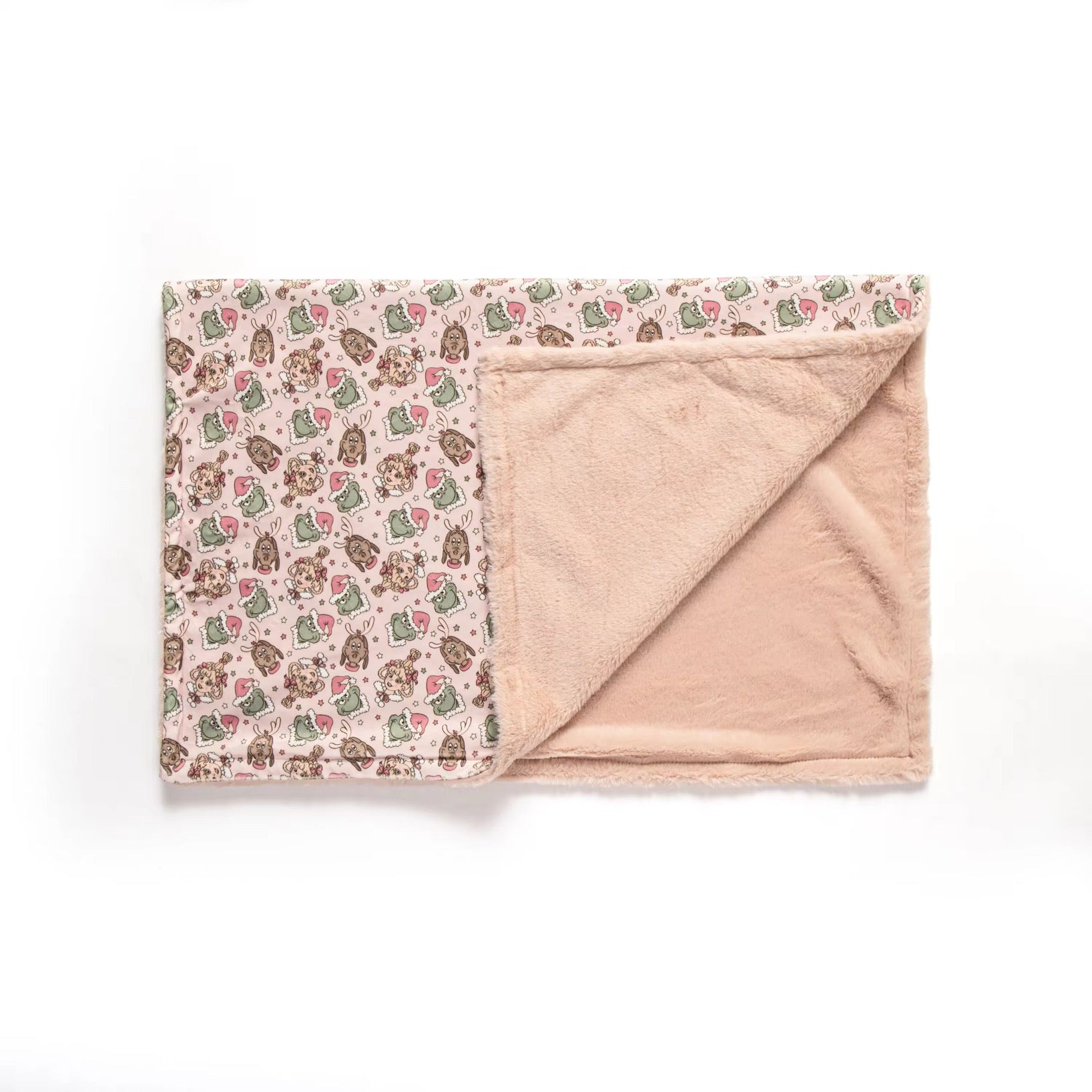 Mean one pink blanket