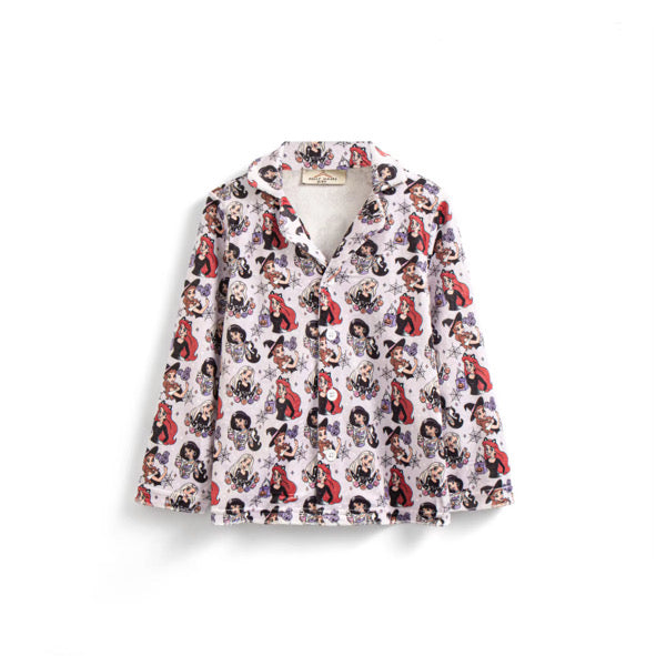 PRE ORDER Halloween girl gang buttoned pyjamas (latest dispatch 20th of October)
