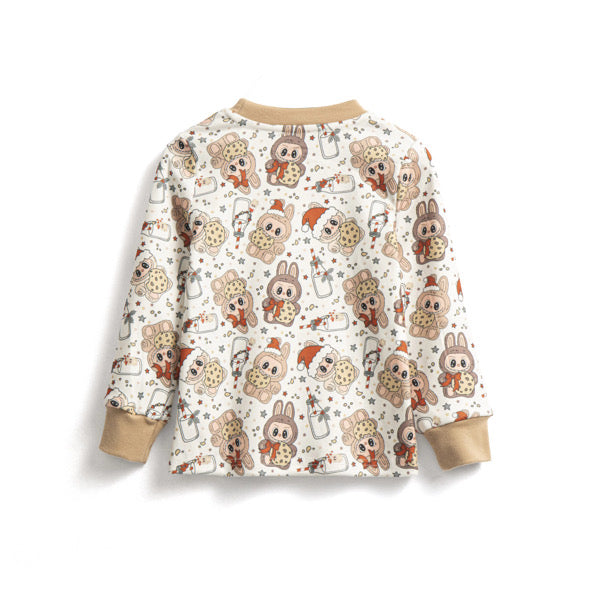 Monsters Christmas cookies & milk unisex pyjamas