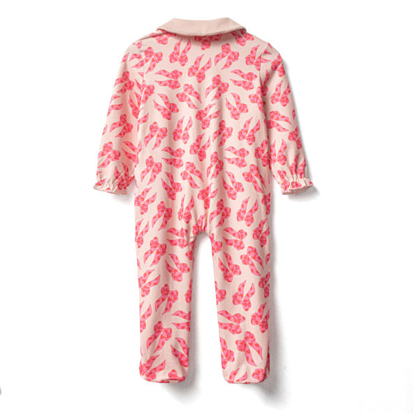 Bows & hearts sleepsuit