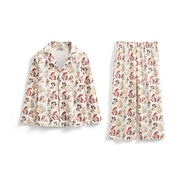 Girl gang Christmas adult buttoned pyjamas