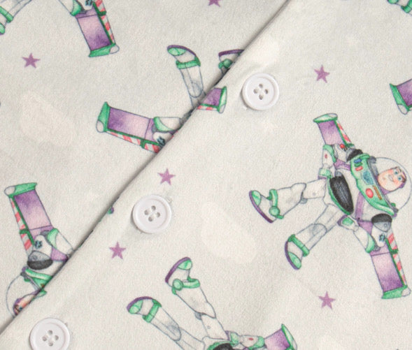 To infinity buttoned pyjamas