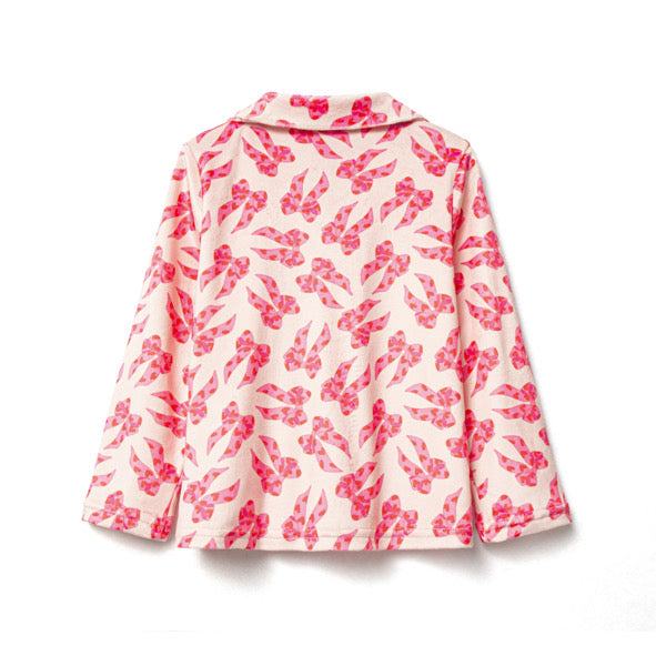 Bows & hearts buttoned pyjamas