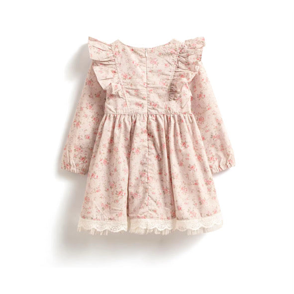 Anais lace trim dress