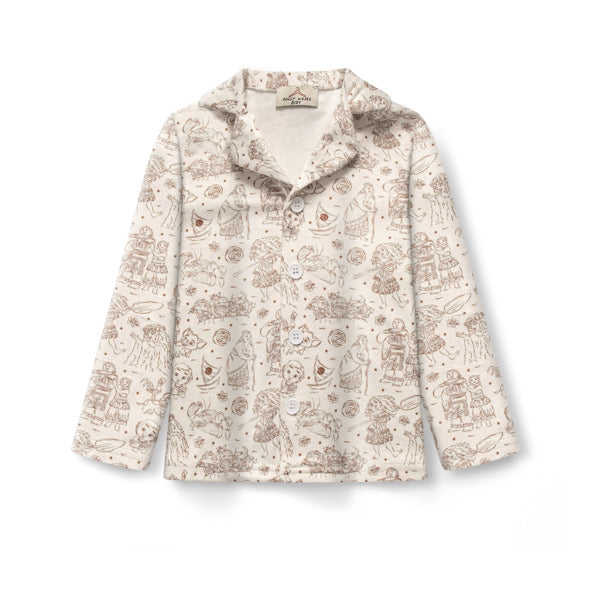 Ocean princess buttoned pyjamas