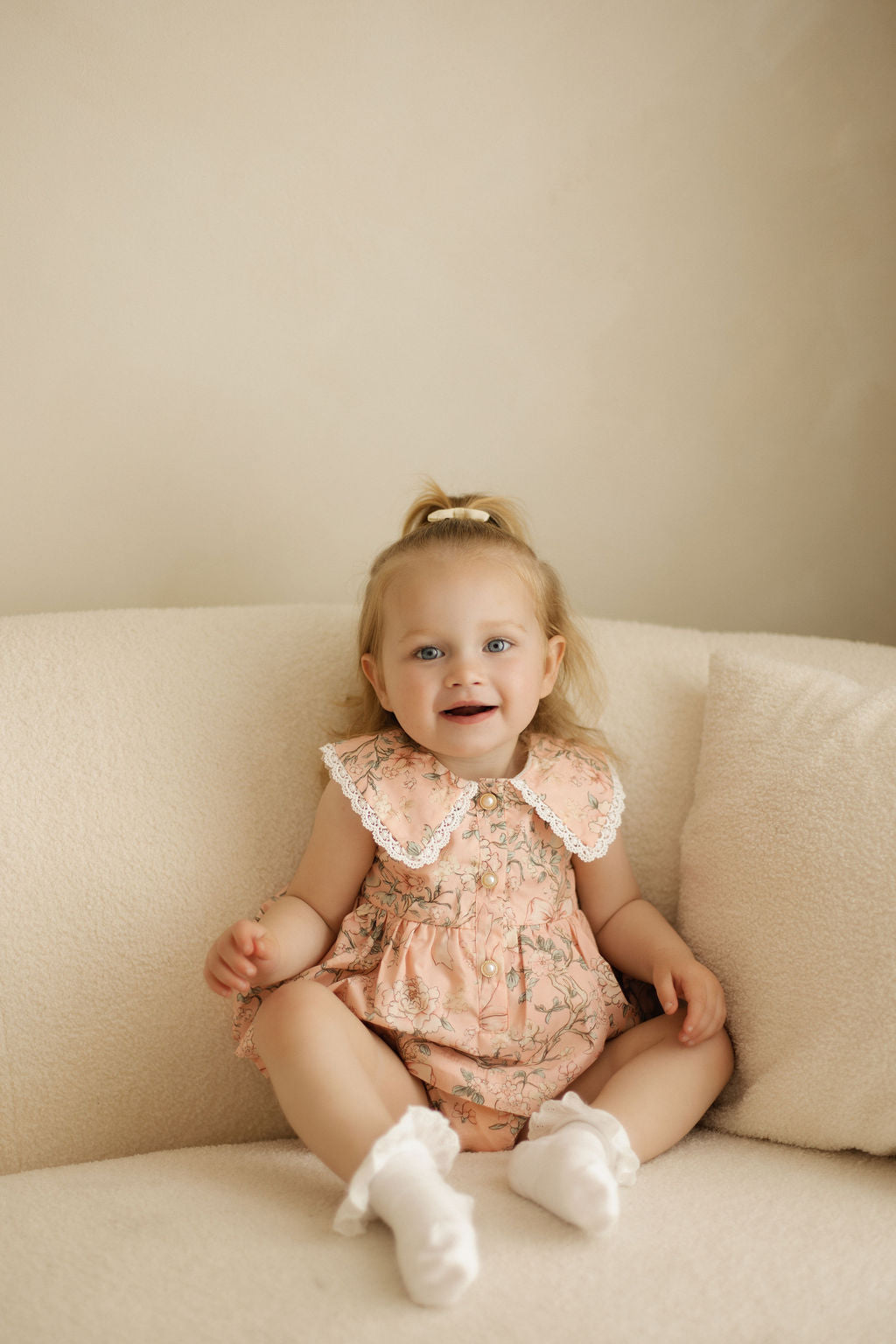 Rose meadow romper
