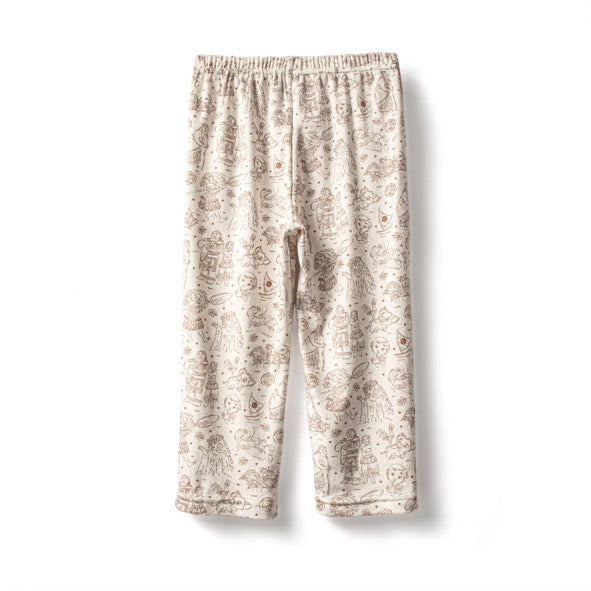 Ocean princess buttoned pyjamas