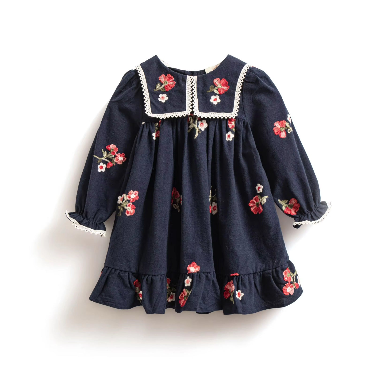 Violet brushed cotton dress