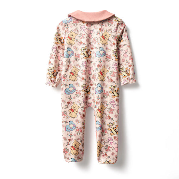 Bear and piglet sleepsuit