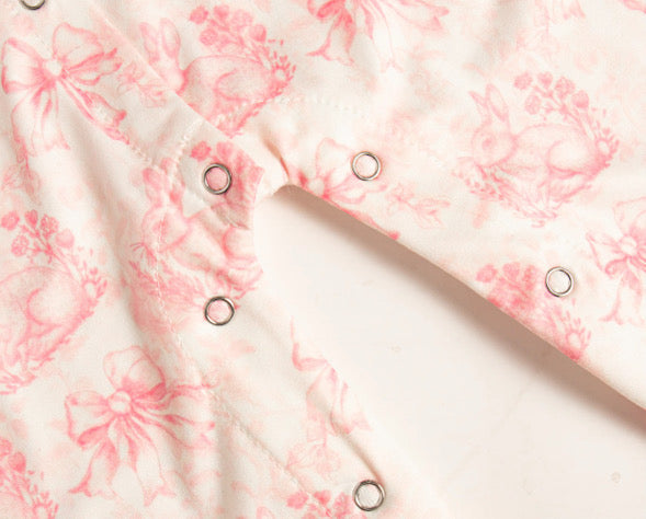 Bunny blossom sleepsuit