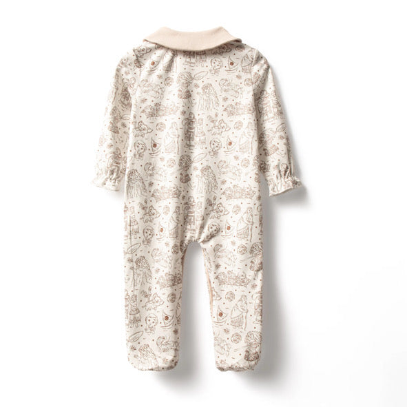 Ocean princess unisex sleepsuit