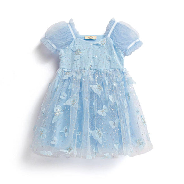 Butterfly kisses dress (blue)