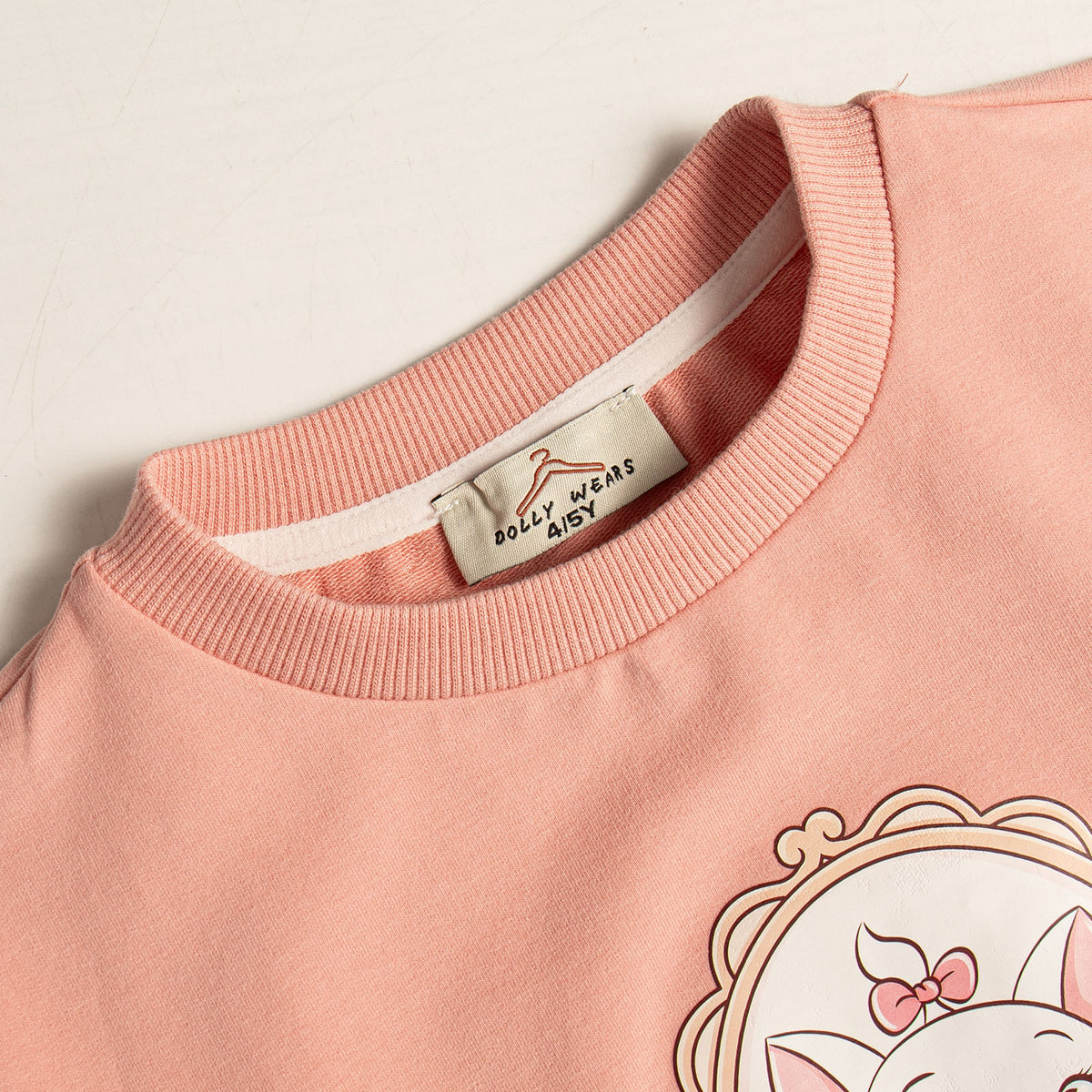Pink kitty sweatshirt