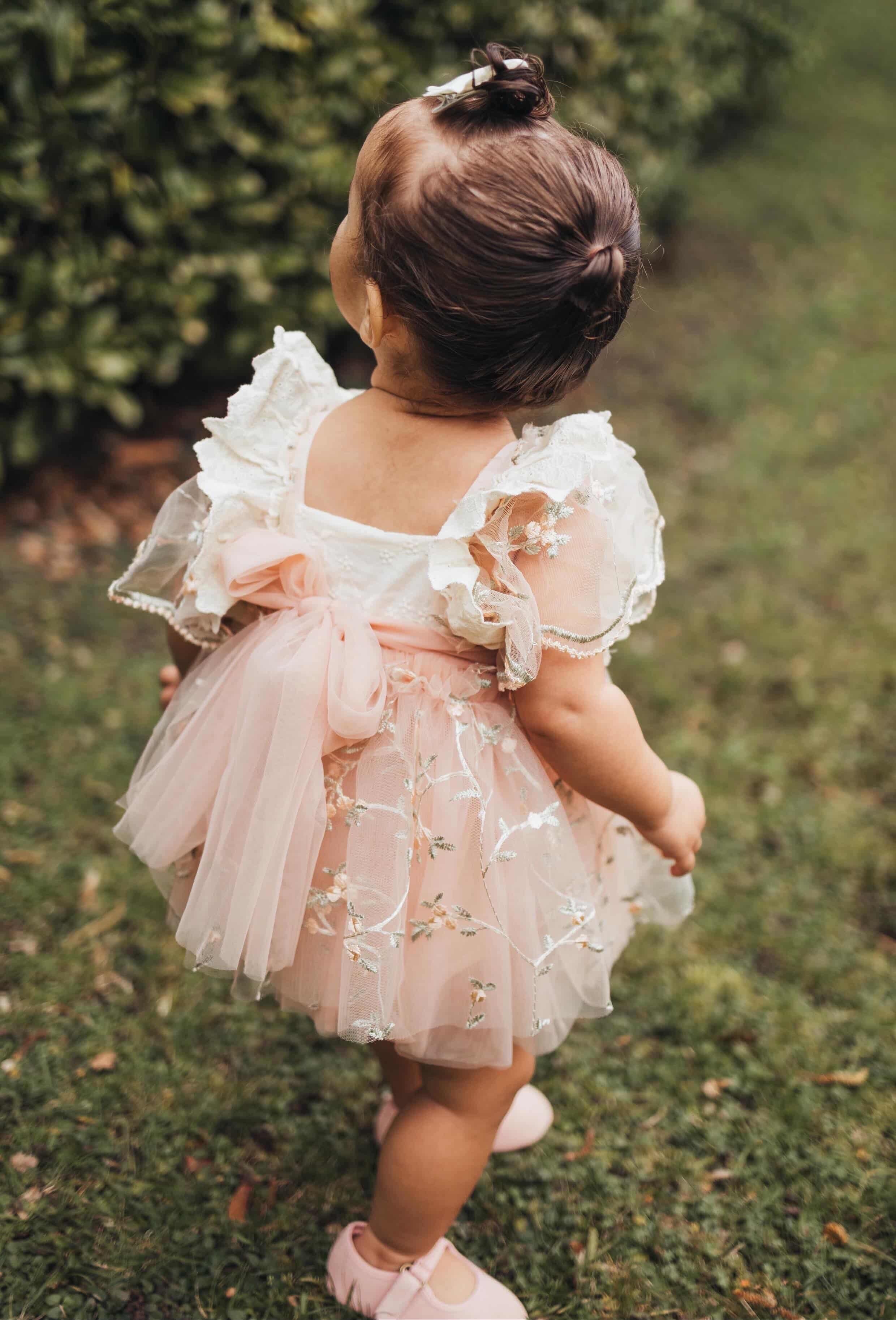 Tear drop lace tie back romper