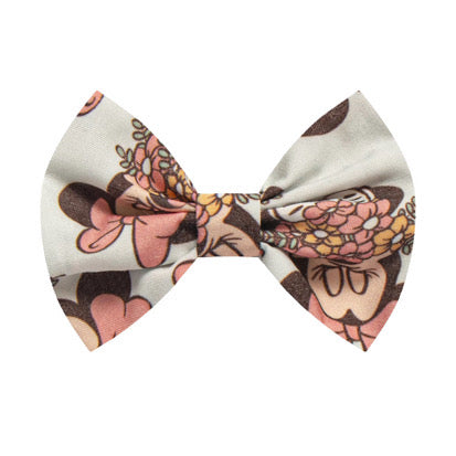 Flower mouse hair accessory