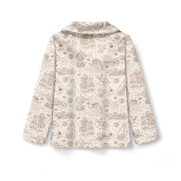 Ocean princess buttoned pyjamas