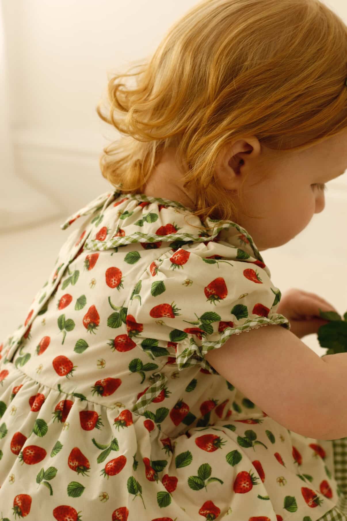 Strawberry fields romper