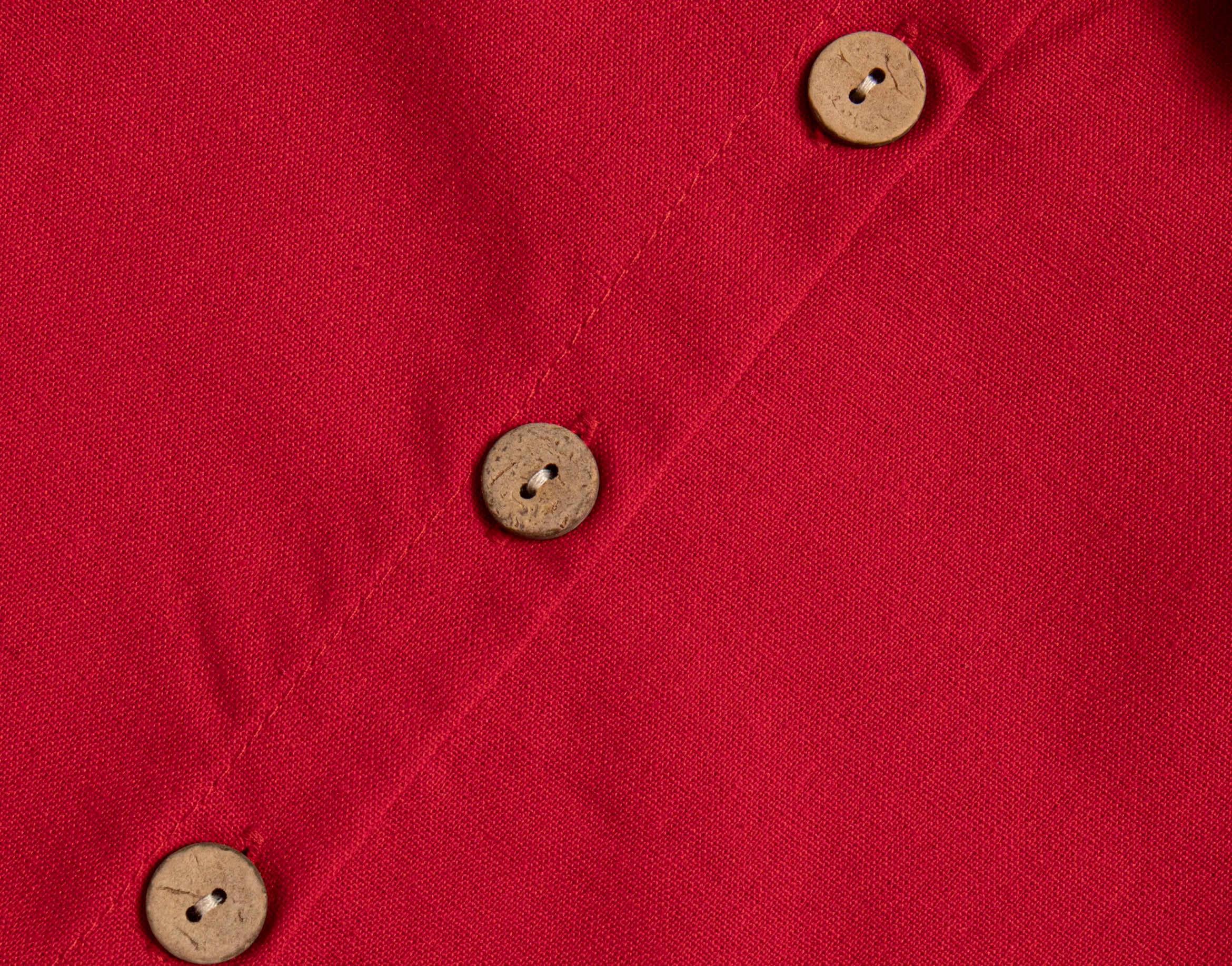 Frill collar long sleeve blouse