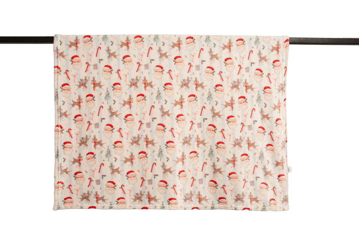 Santa stripe blanket