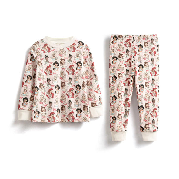 Girl gang bow pyjamas