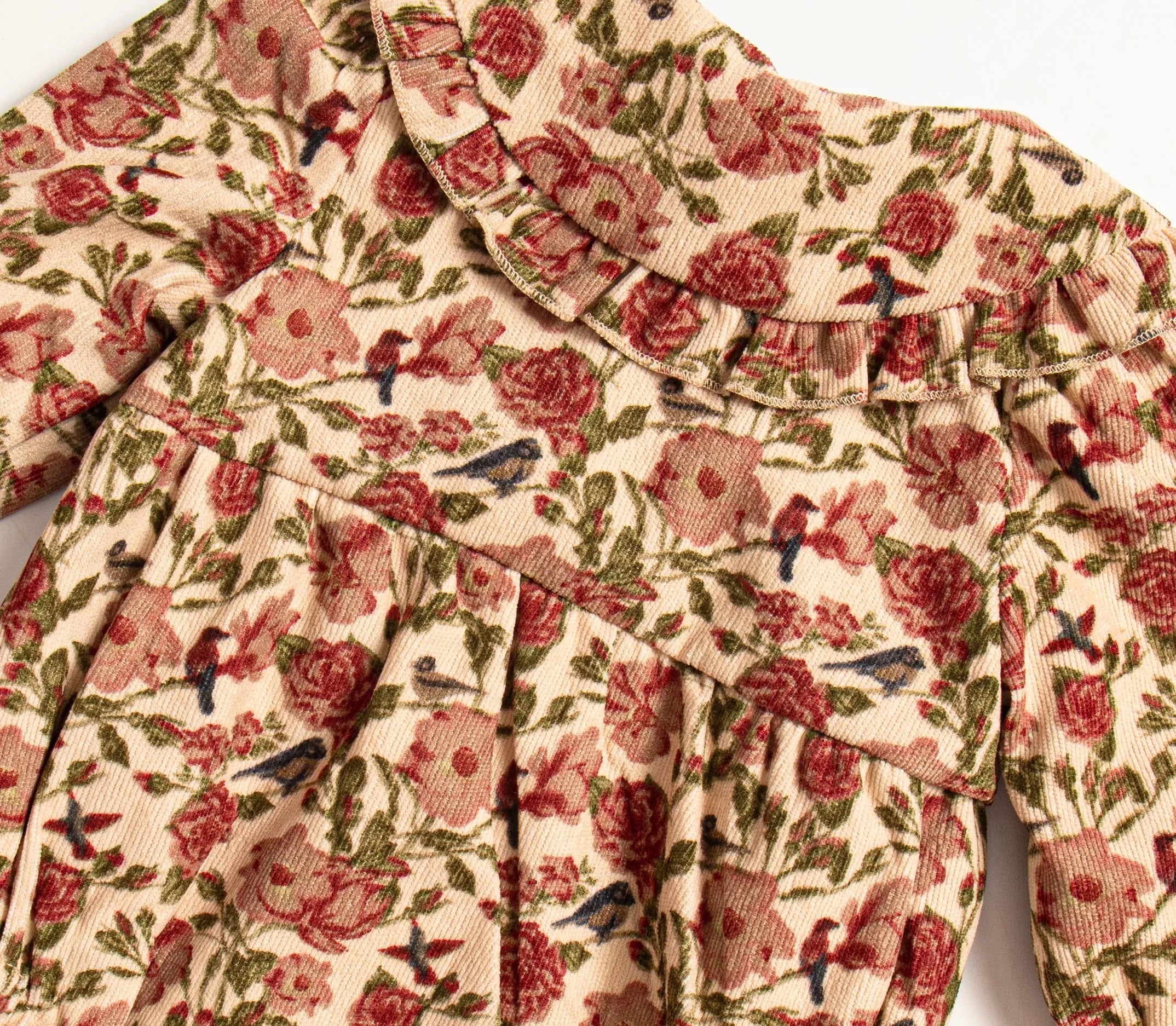 Mary-rose corduroy romper