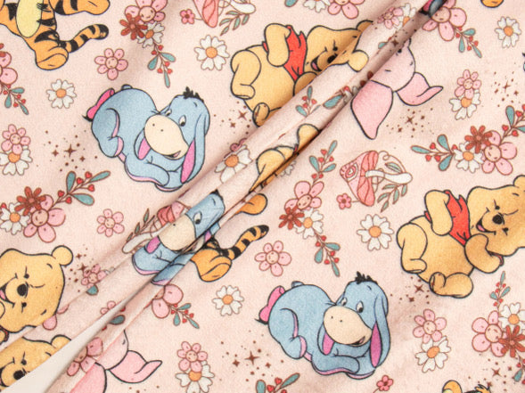 Bear and piglet buttoned pyjamas