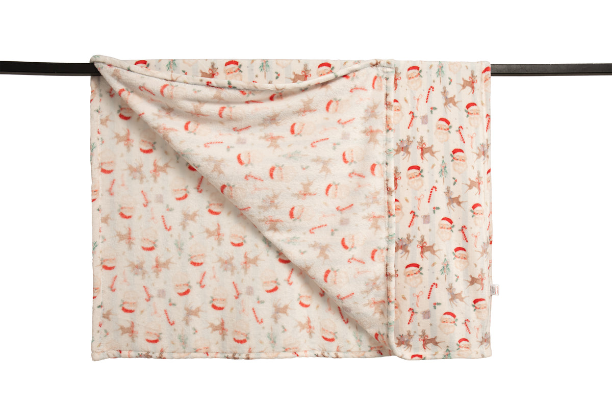 Santa stripe blanket