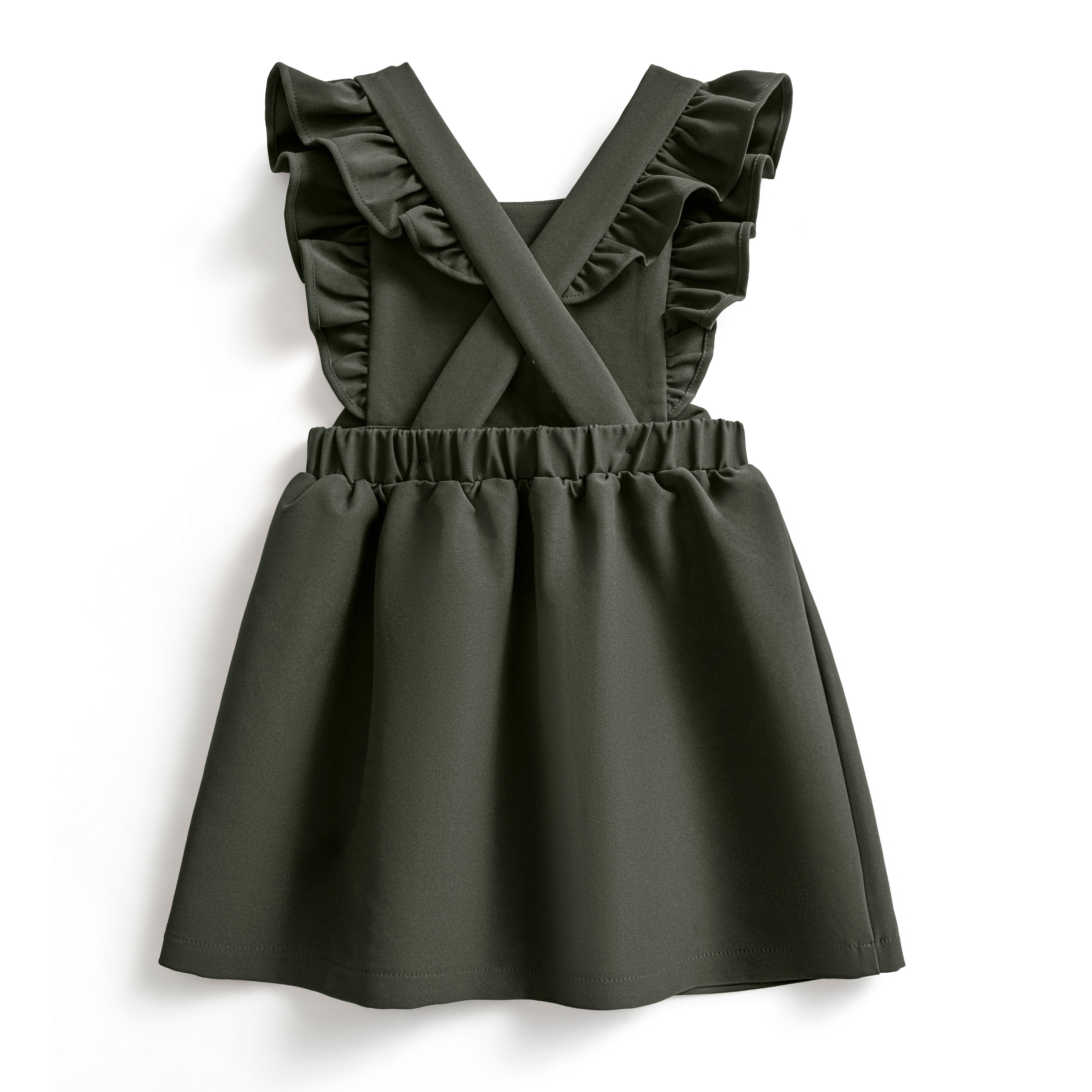 School pinafore bow dress