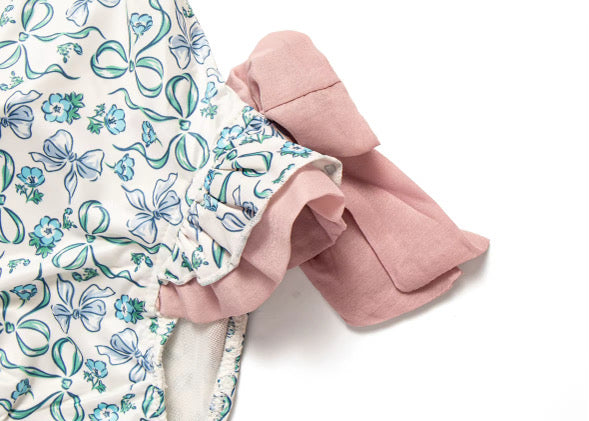 Dainty bows swimsuit UV50