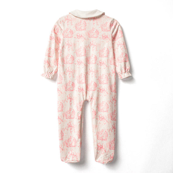 Bunny blossom sleepsuit