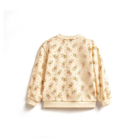 Spring floral sweatshirt