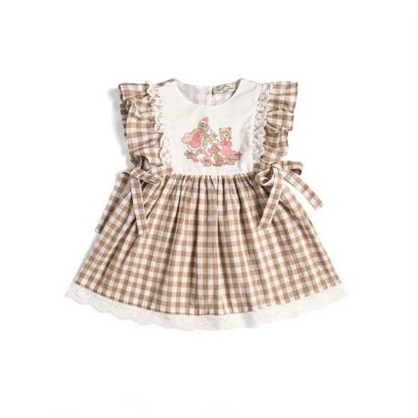 He’s a mean one gingham dress