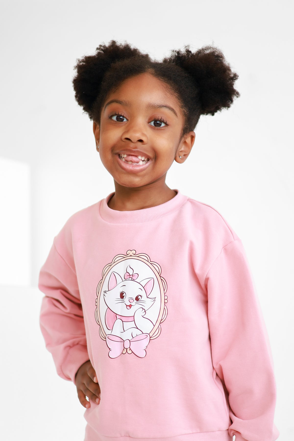 Pink kitty sweatshirt